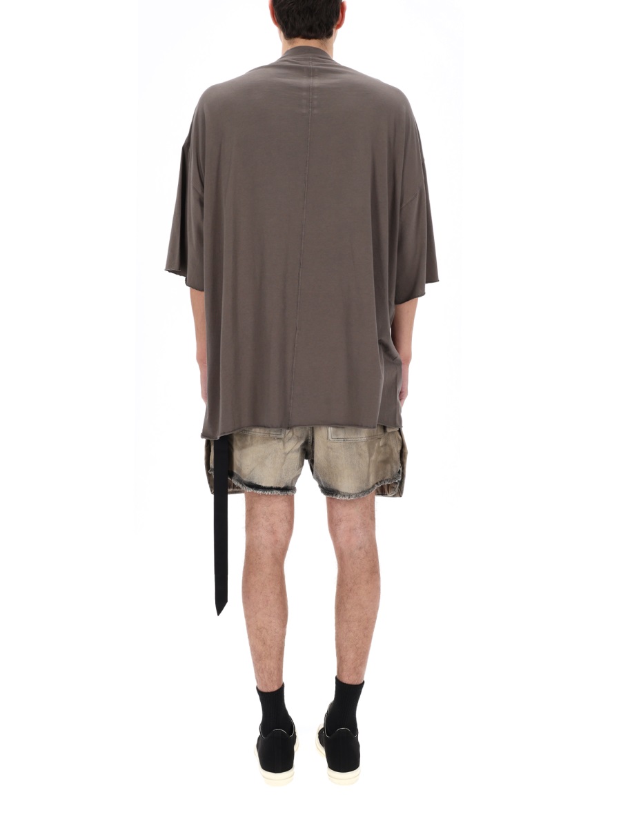Rick Owens DRKSHDW Tommy T Muted Taupe Oversized T-Shirt Bruin