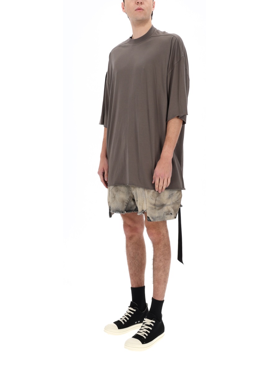 Rick Owens DRKSHDW Tommy T Muted Taupe Oversized T-Shirt Bruin