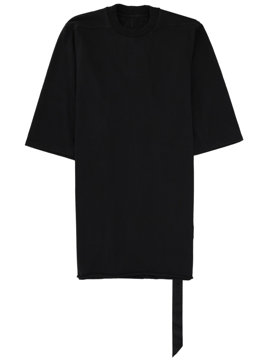 Rick Owens DRKSHDW Jumbo Ss Oversized Cotton T-Shirt Zwart