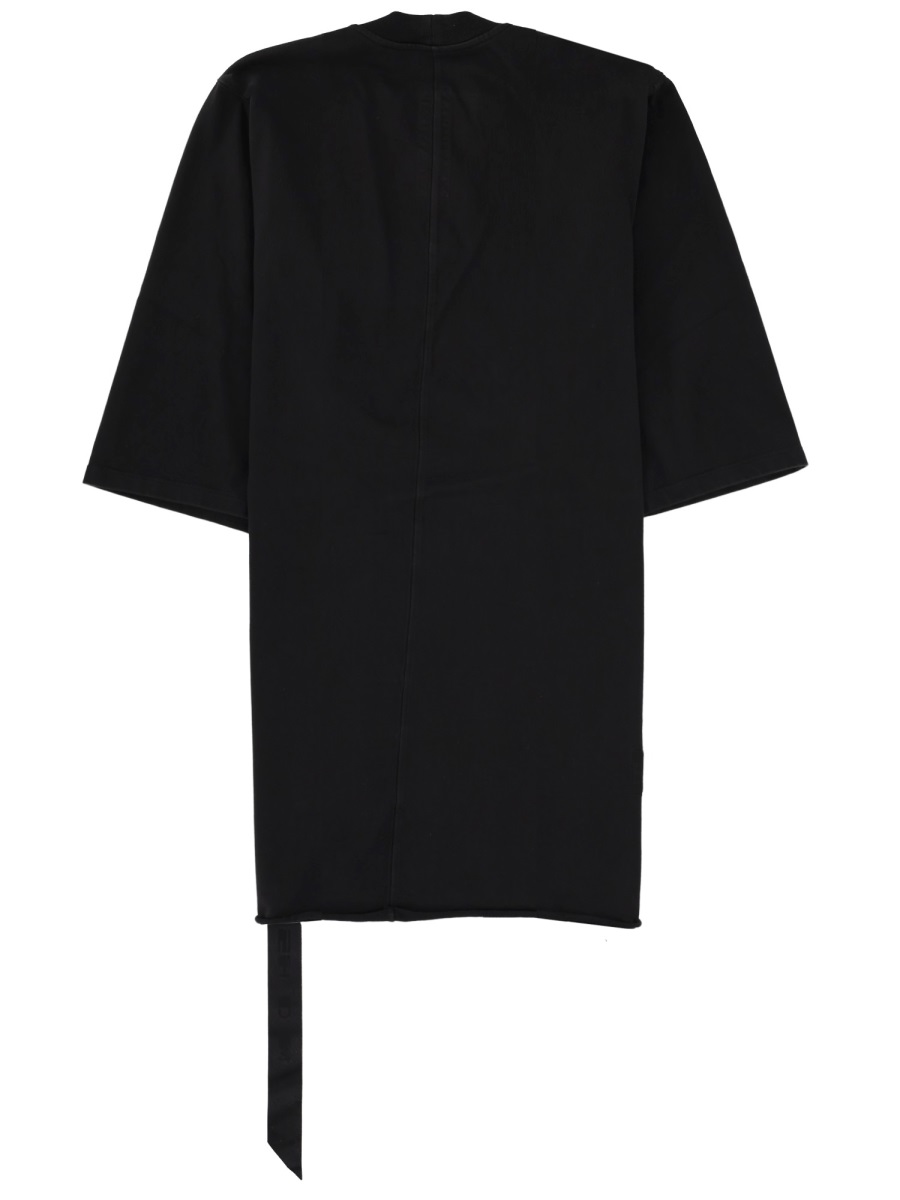 Rick Owens DRKSHDW Jumbo Ss Oversized Cotton T-Shirt Zwart