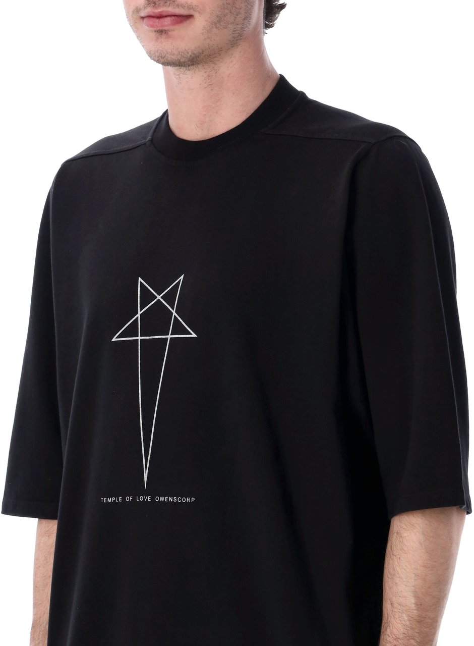 Rick Owens DRKSHDW Rick Owens DRKSHDW Jumbo Short Sleeve T Zwart