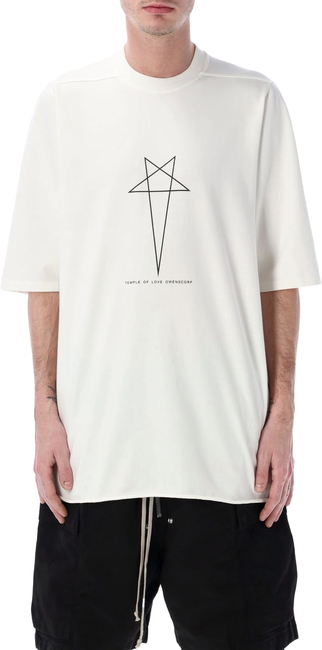 Rick Owens DRKSHDW Rick Owens DRKSHDW Jumbo Short Sleeve T Wit