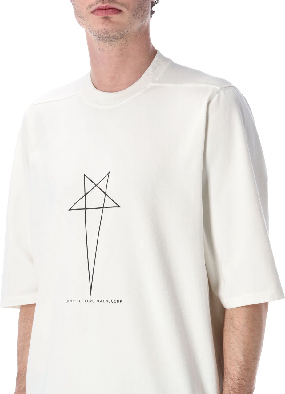 Rick Owens DRKSHDW Rick Owens DRKSHDW Jumbo Short Sleeve T Wit