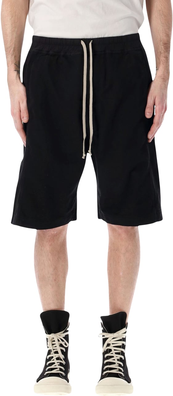 Rick Owens DRKSHDW Rick Owens DRKSHDW Wide Pusher shorts Zwart