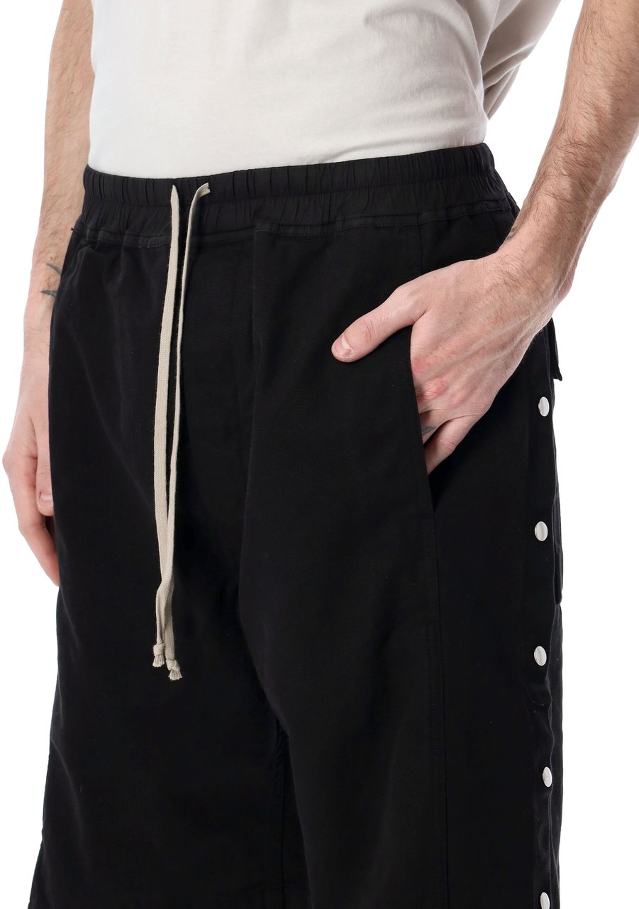 Rick Owens DRKSHDW Rick Owens DRKSHDW Wide Pusher shorts Zwart