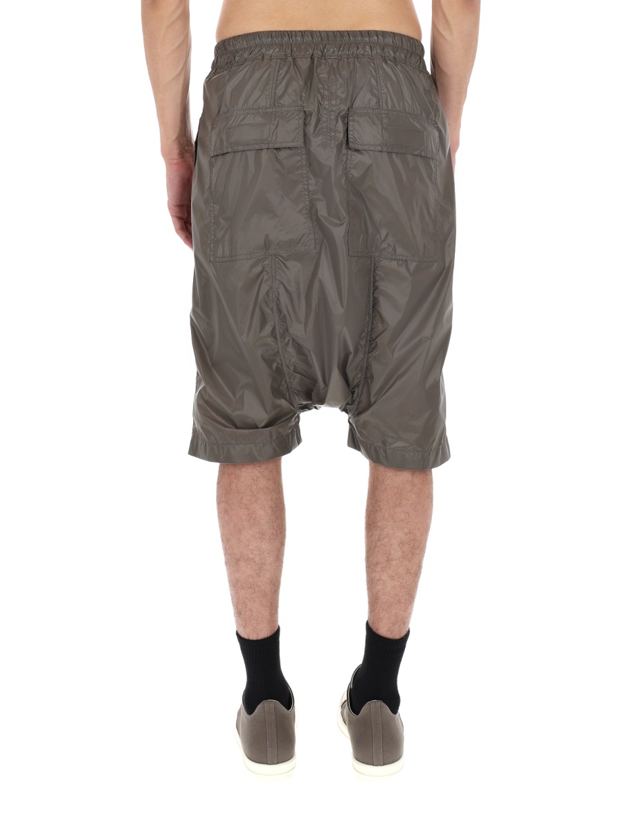 Rick Owens DRKSHDW Drawstring Pods Dropped Shorts Bruin