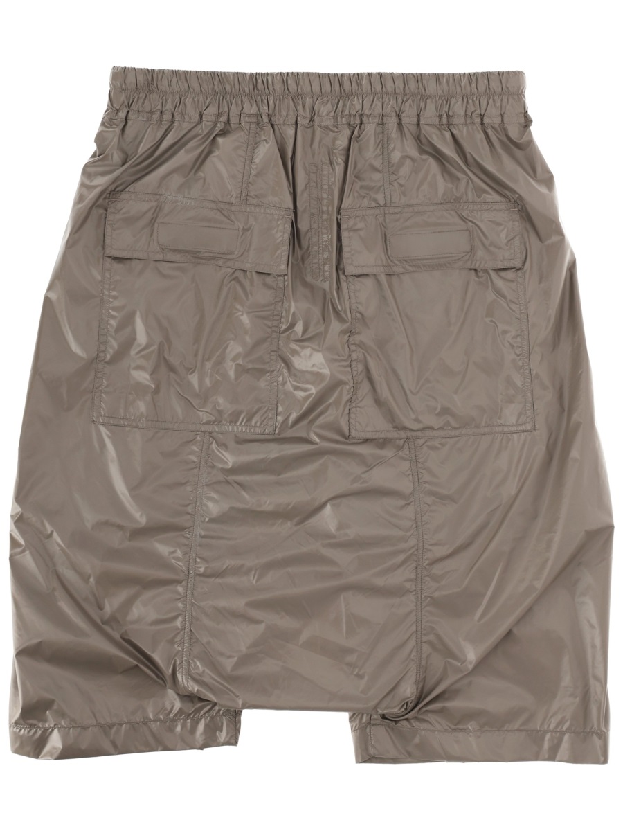 Rick Owens DRKSHDW Drawstring Pods Dropped Shorts Bruin