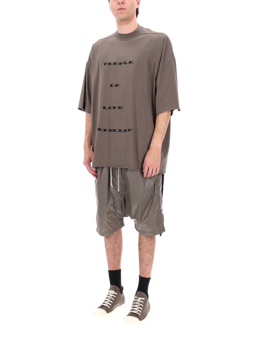 Rick Owens DRKSHDW Drawstring Pods Dropped Shorts Bruin