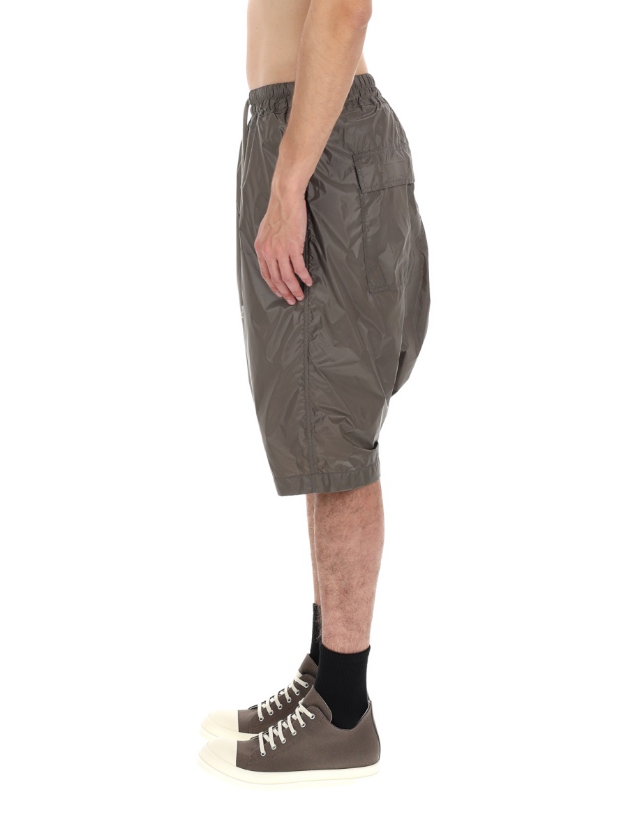 Rick Owens DRKSHDW Drawstring Pods Dropped Shorts Bruin