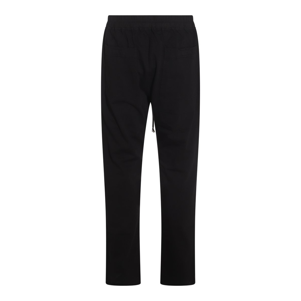 Rick Owens DRKSHDW Straight-Leg Trousers With Clean Waistband And Subtle Seam Detailing Zwart