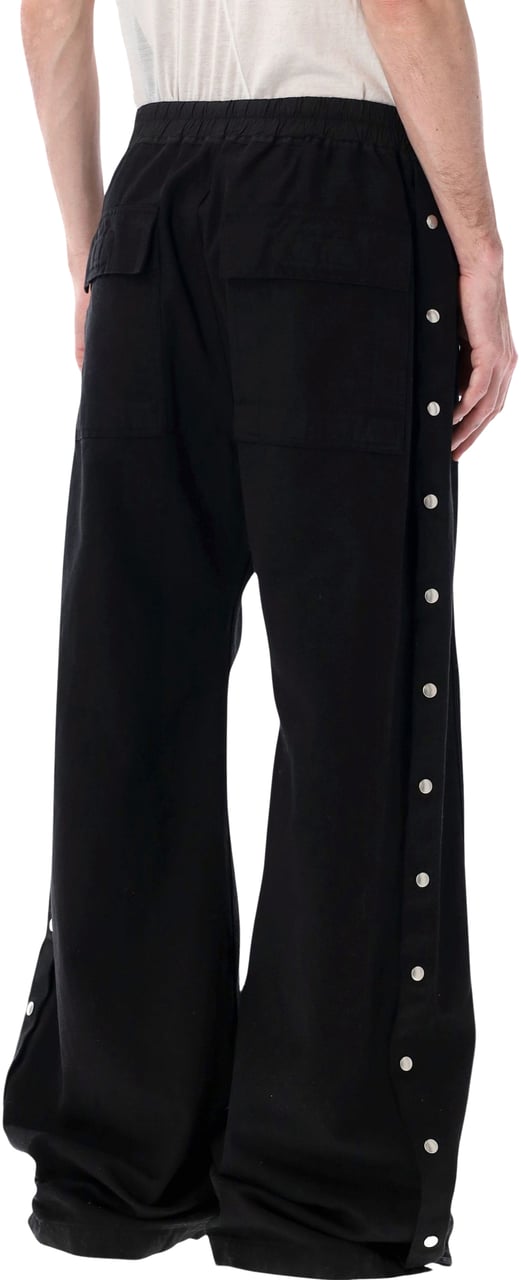 Rick Owens DRKSHDW Rick Owens DRKSHDW Wide Pusher Pants Zwart
