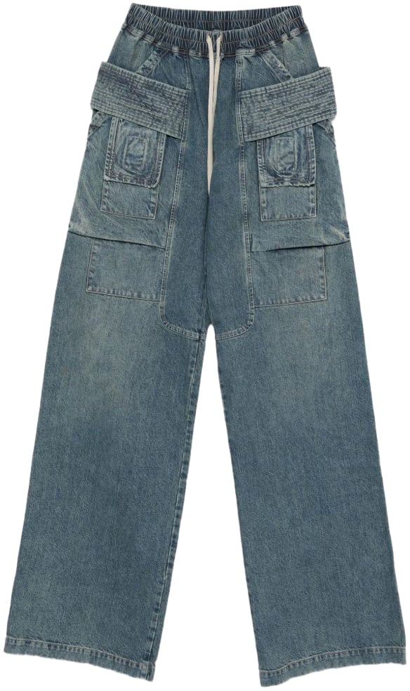 Rick Owens DRKSHDW Jeans Blue Blauw