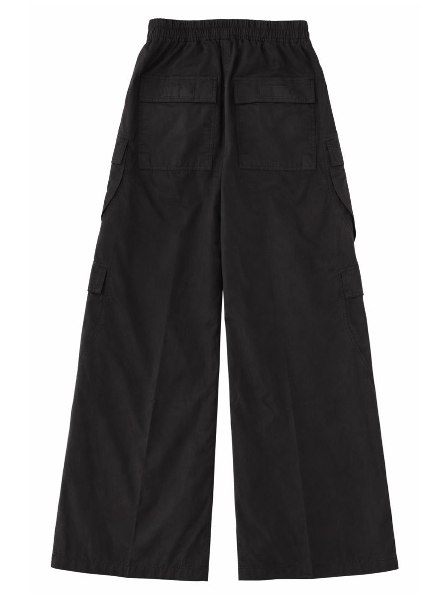 Rick Owens DRKSHDW Jumbo Belas Drawstring Wide-Leg Pants Zwart