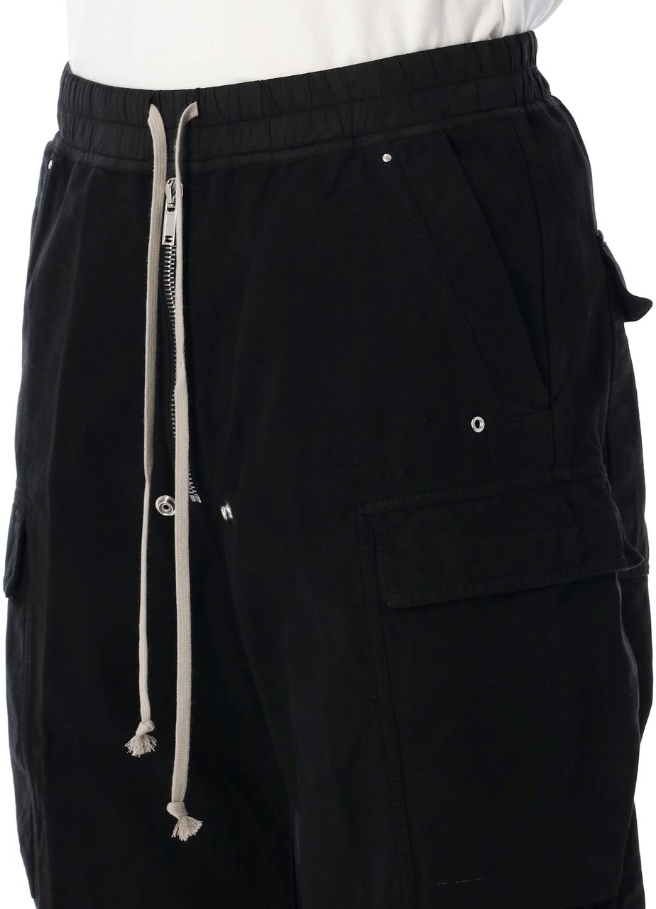 Rick Owens DRKSHDW Rick Owens DRKSHDW Double Cargo Jumbo Belas pants Zwart