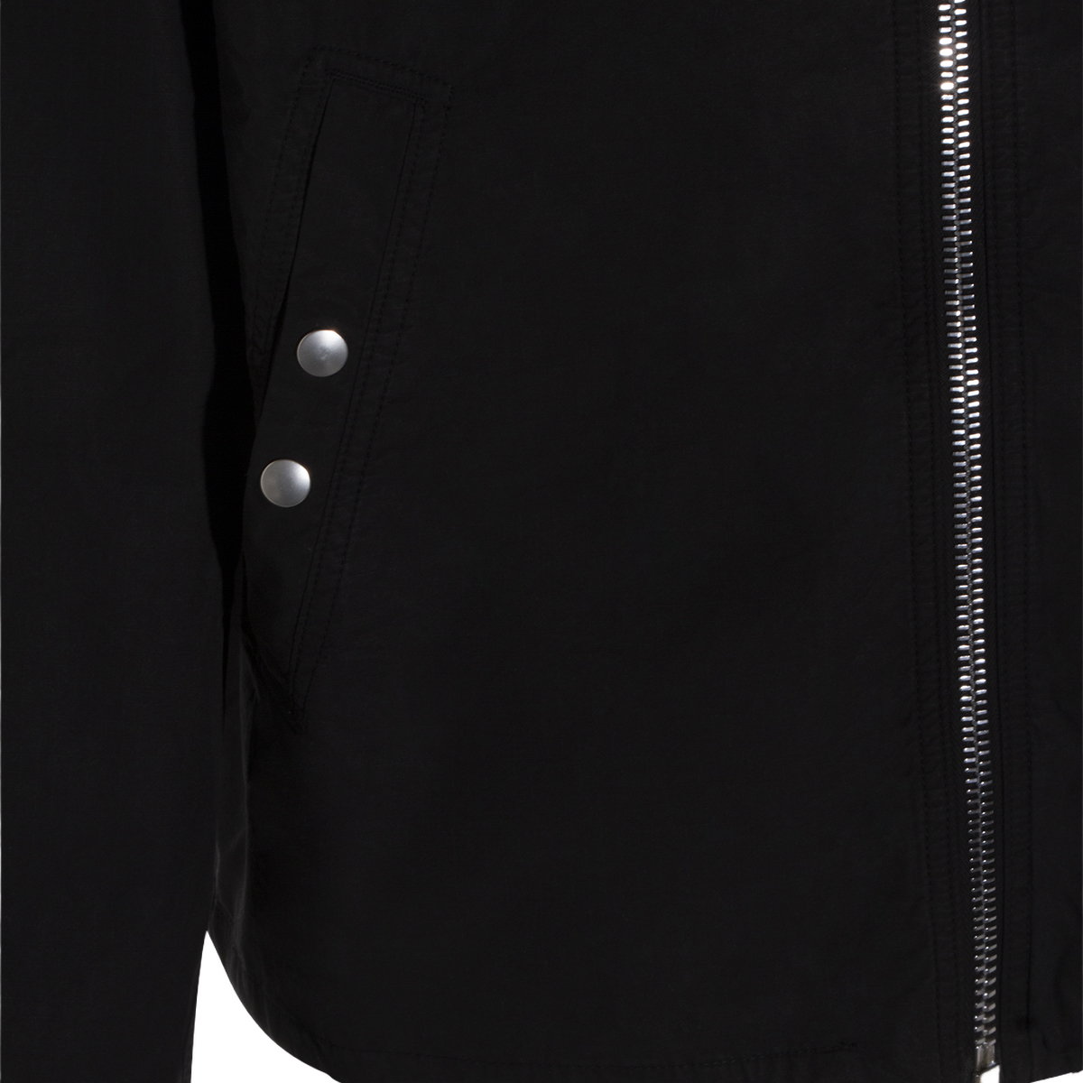 Rick Owens DRKSHDW Black Jacket With Front Zipper Zwart