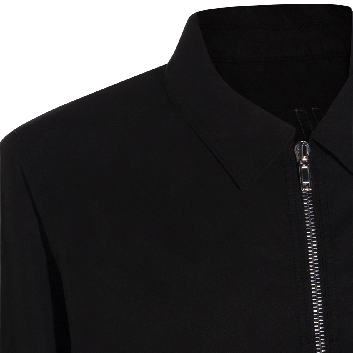 Rick Owens DRKSHDW Black Jacket With Front Zipper Zwart