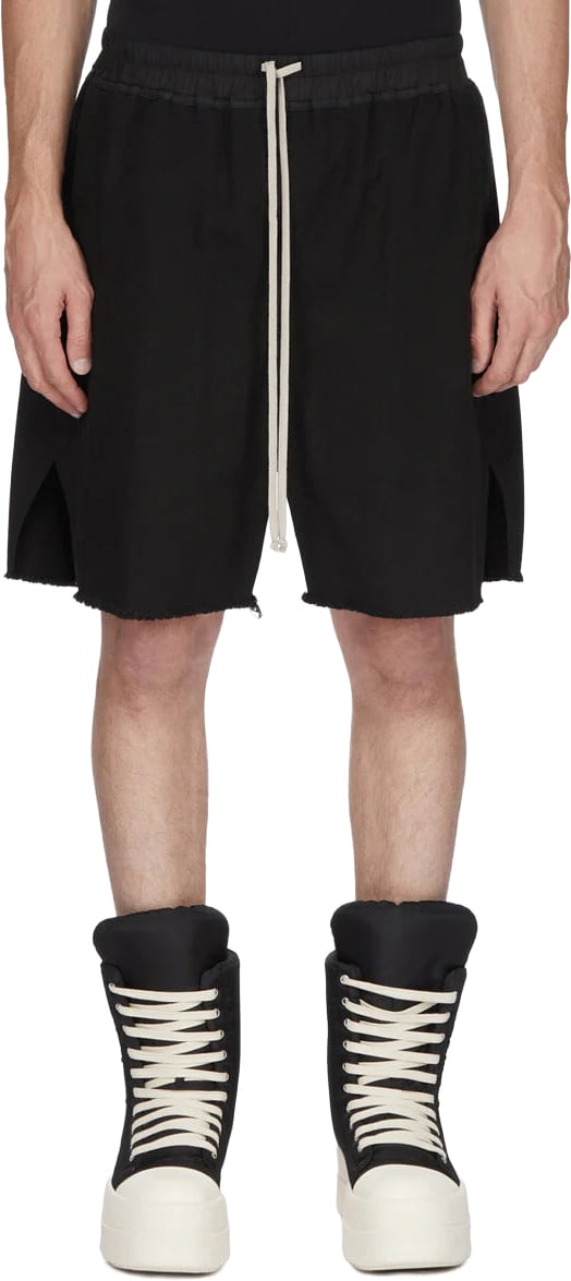 Rick Owens DRKSHDW Long Boxers Butt Zip Black Divers