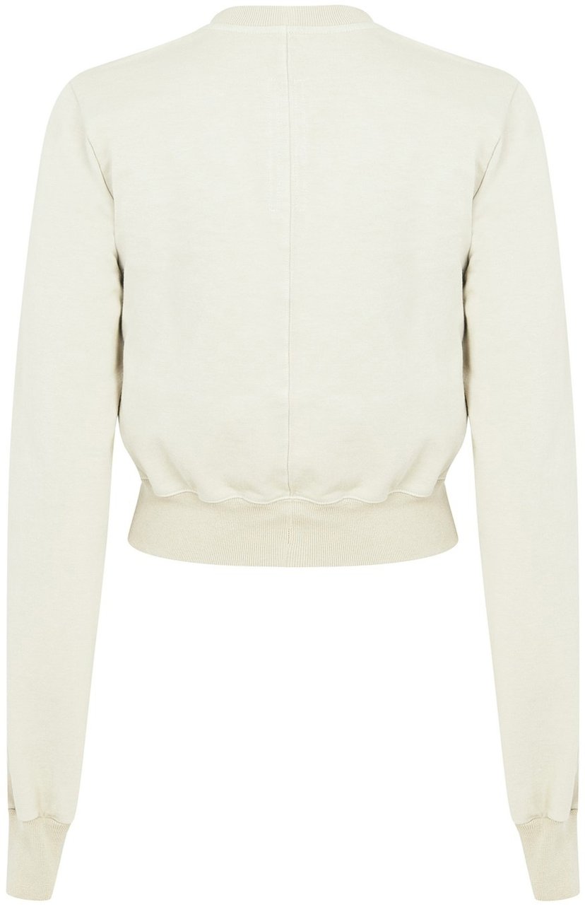 Rick Owens Pearl Cropped Sweatshirt Grijs