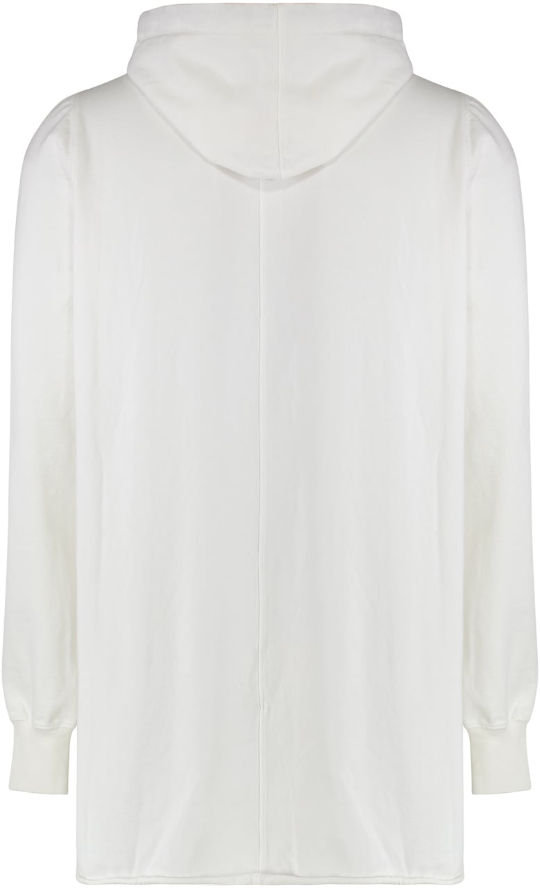 Rick Owens Hooded sweatshirt Wit