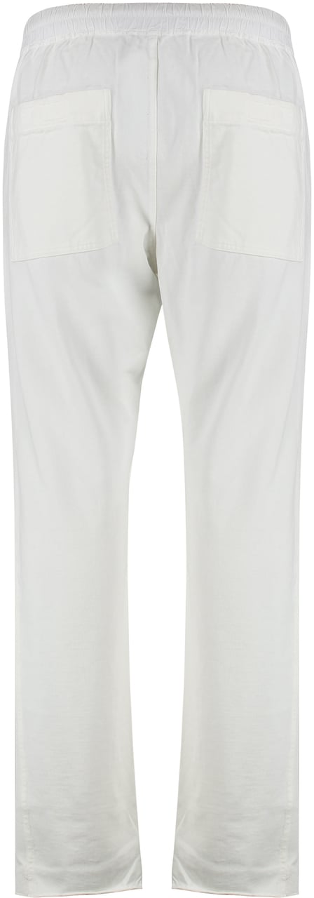 Rick Owens Cotton trousers Wit