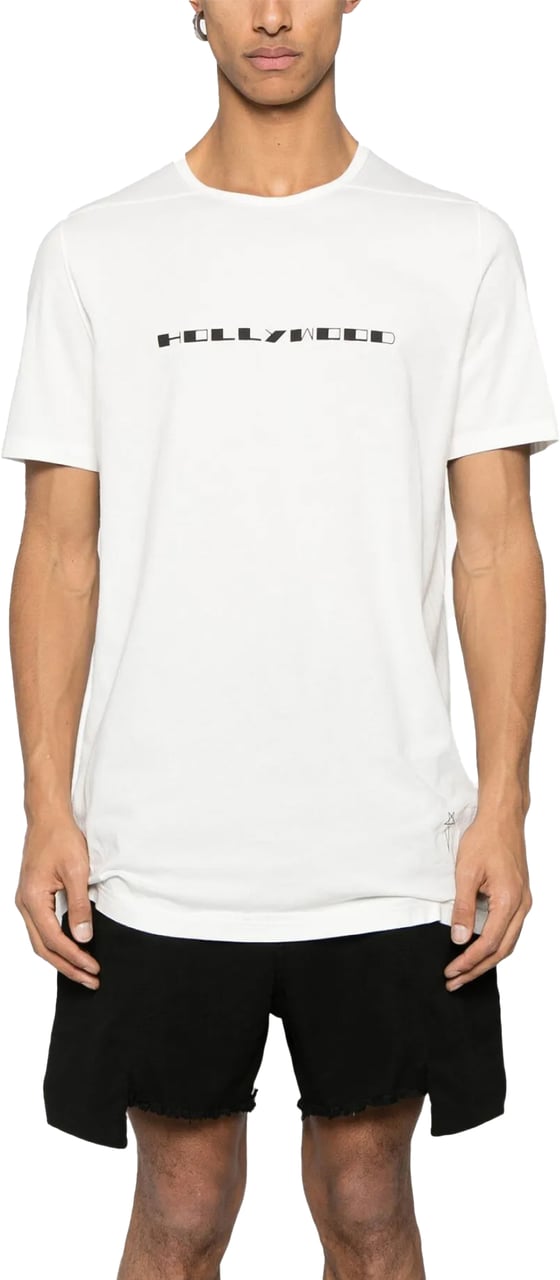 Rick Owens Level Logo T-shirt Wit