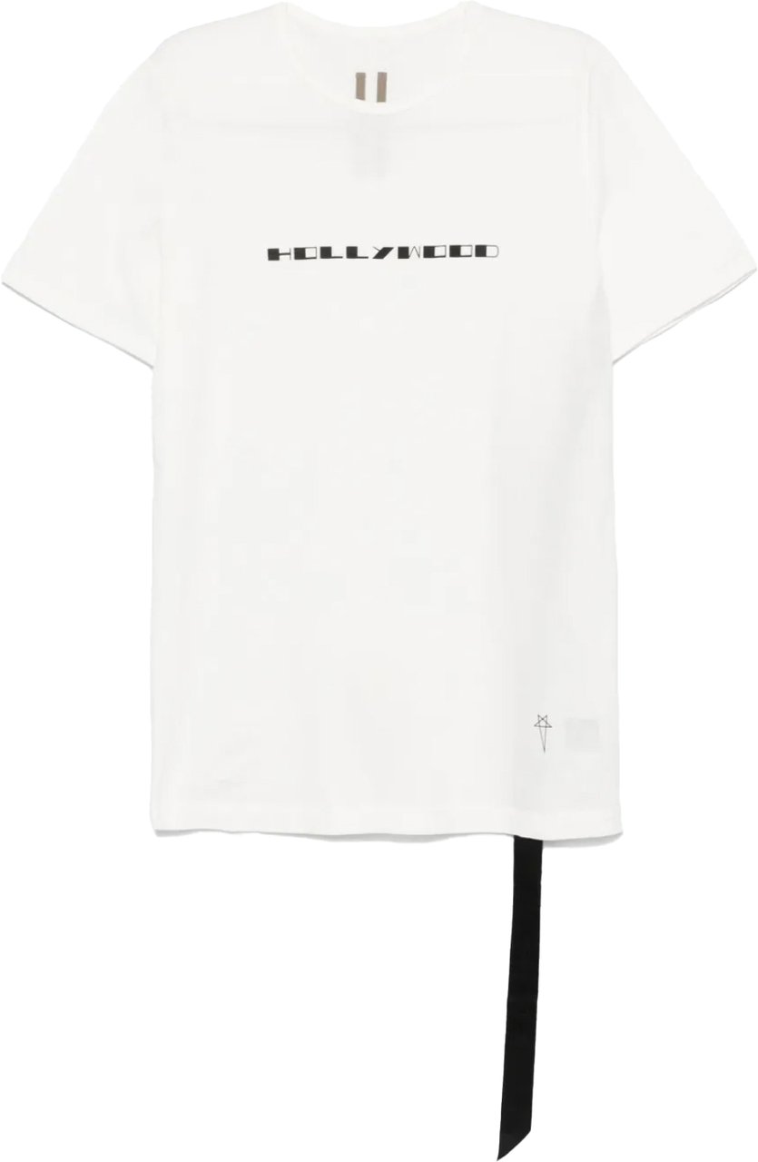 Rick Owens Level Logo T-shirt Wit