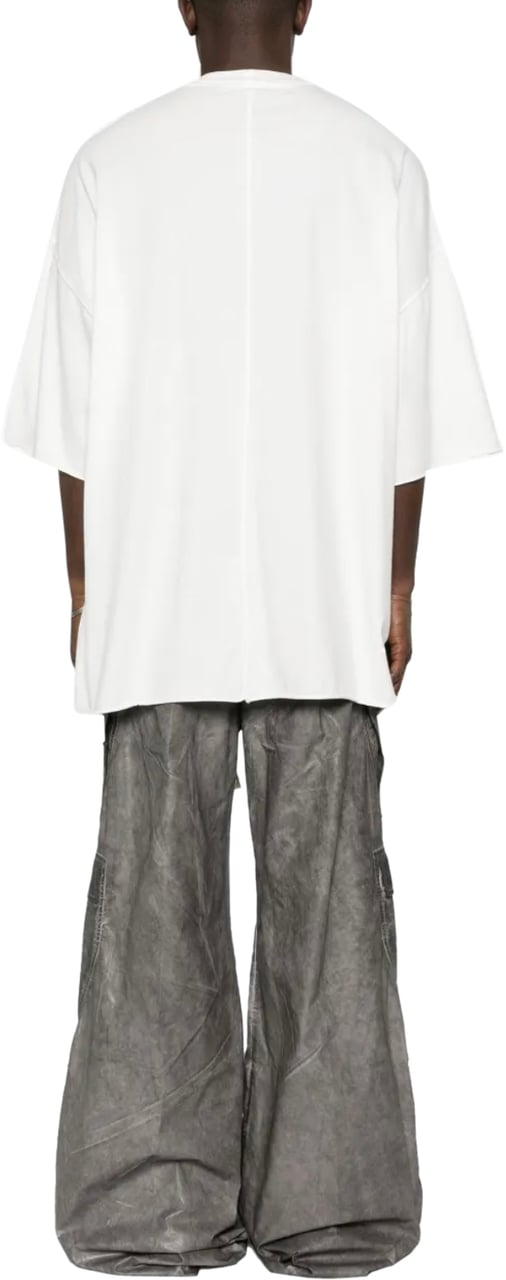 Rick Owens T-shirt Tommy T Milk/black Zwart