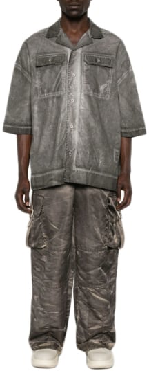 Rick Owens Camicia Magnum Tommy Shirt Darkdust Grijs