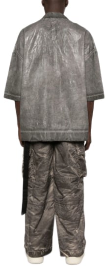 Rick Owens Camicia Magnum Tommy Shirt Darkdust Grijs