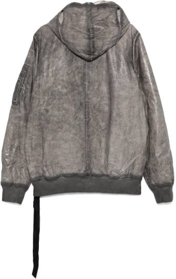 Rick Owens Bomber Imbottito Gimp Flight Bomber Darkdust Grijs