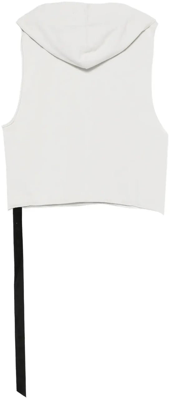 Rick Owens Top Hooded Tunic Milk Wash Divers