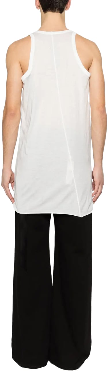 Rick Owens Top Loose Tank Milk Wit
