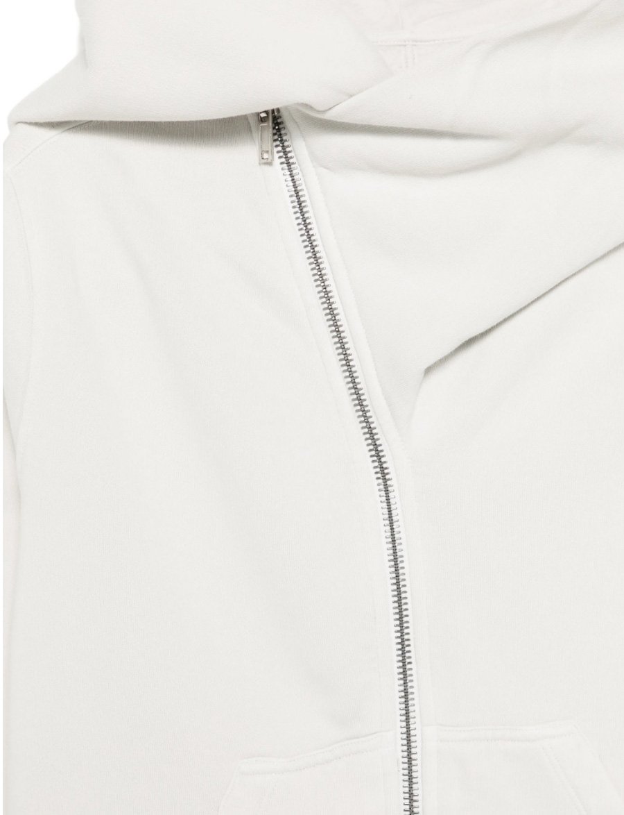 Rick Owens Felpa Mountain Hoodie Milk Wash Divers