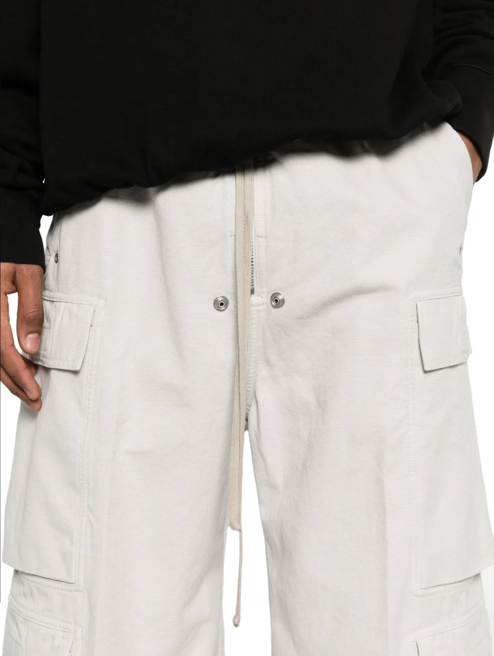 Rick Owens Double Cargo Jumbo Belas Milk Wash Divers