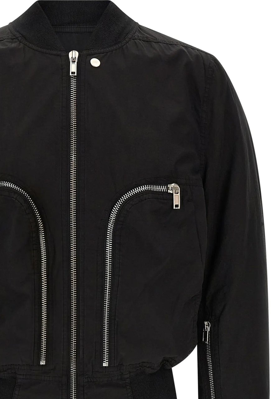 Rick Owens Bomber Bauhaus Flight Black Zwart