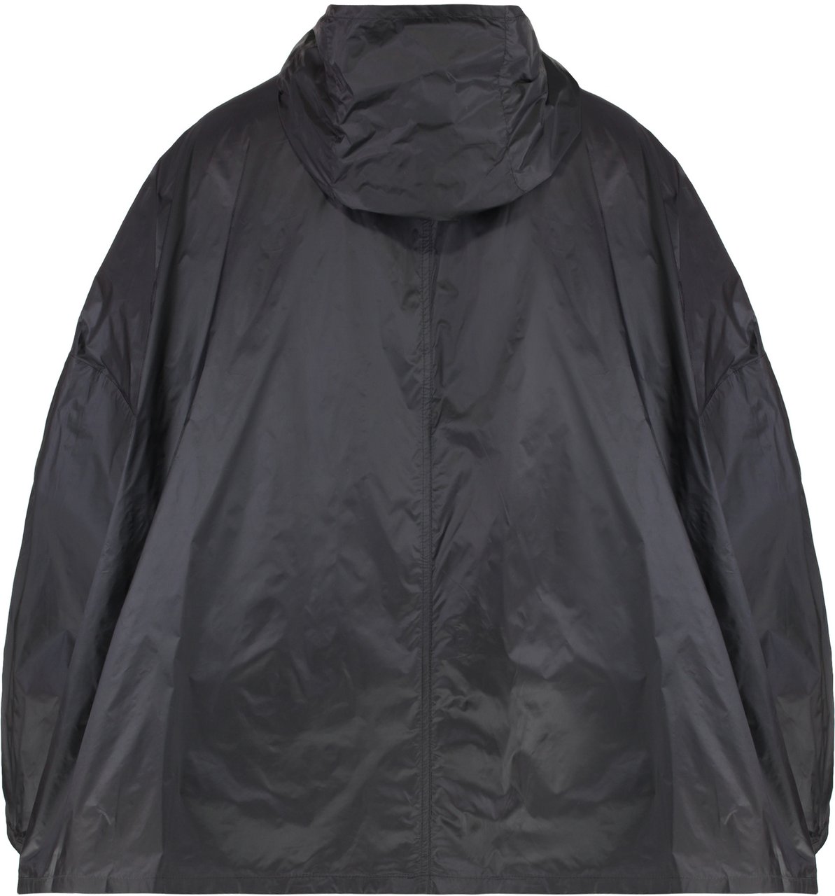 Rick Owens Technical fabric waterproof jacket Zwart