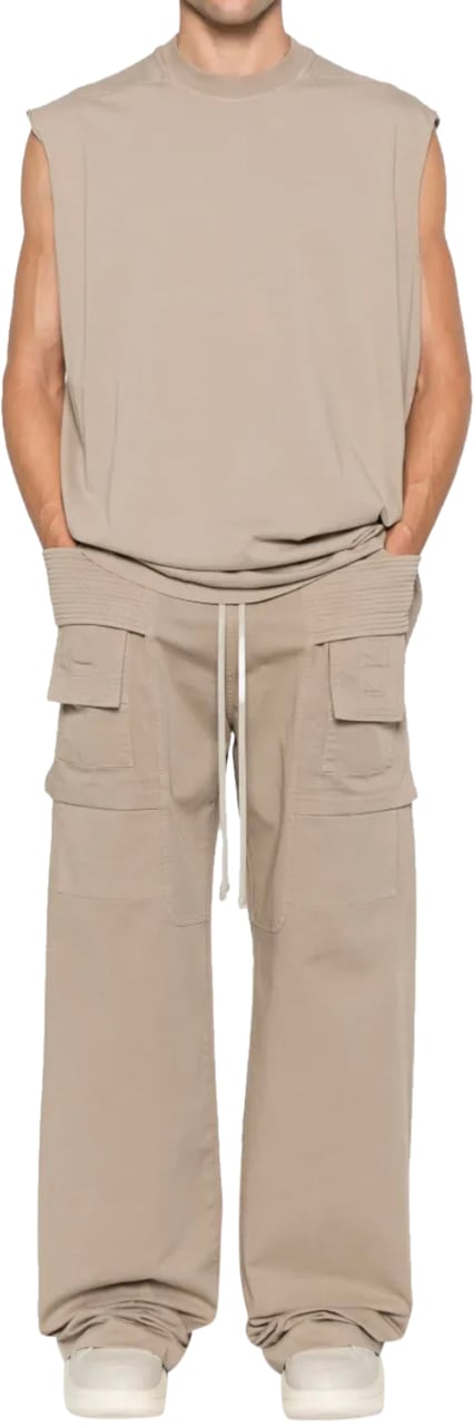 Rick Owens Creatch Wide Cargo Drawstring Dirty Pearl Divers