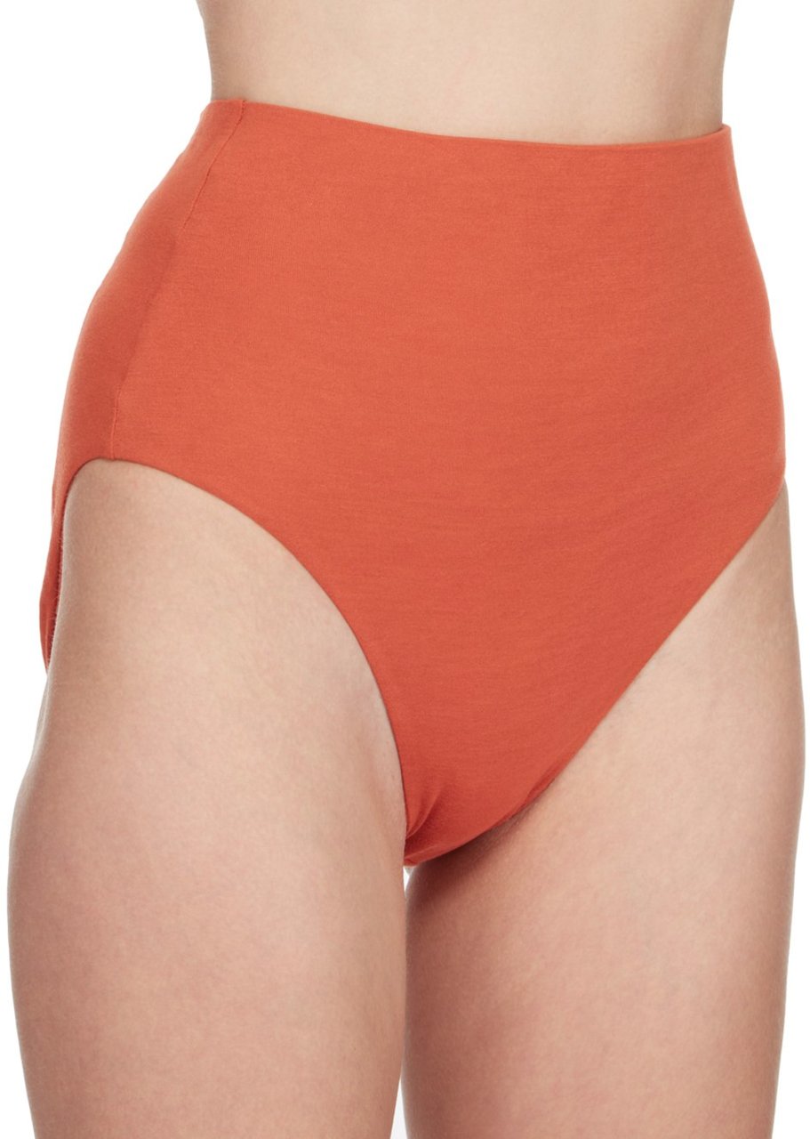 Rick Owens Brief Knit Shorts Tangerine Oranje