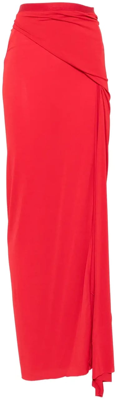 Rick Owens Gonna Skirt Cardinal Red Rood