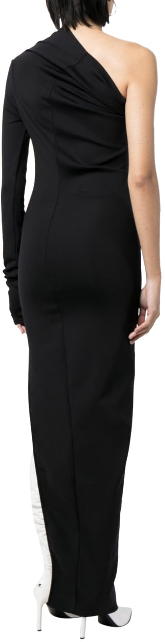 Rick Owens Asymetric Dress Black Zwart
