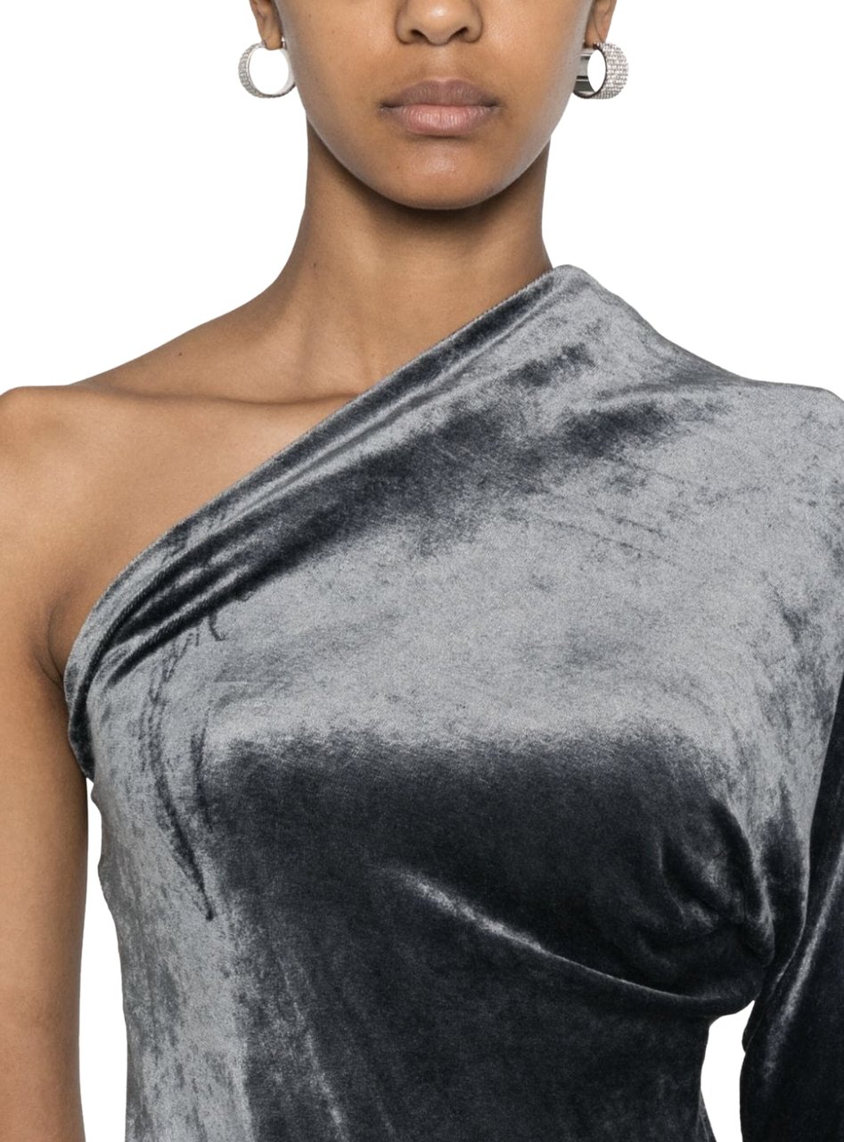 Rick Owens Diana Top Steel Blauw