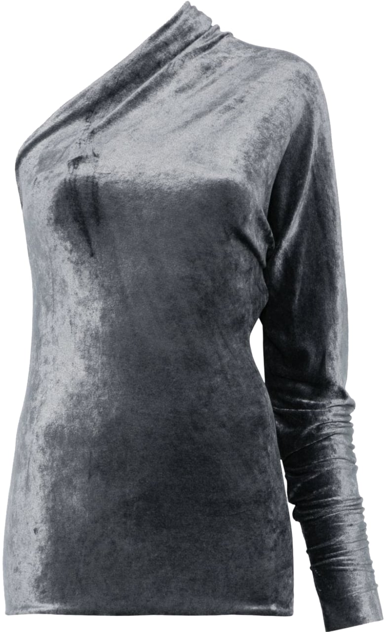 Rick Owens Diana Top Steel Blauw