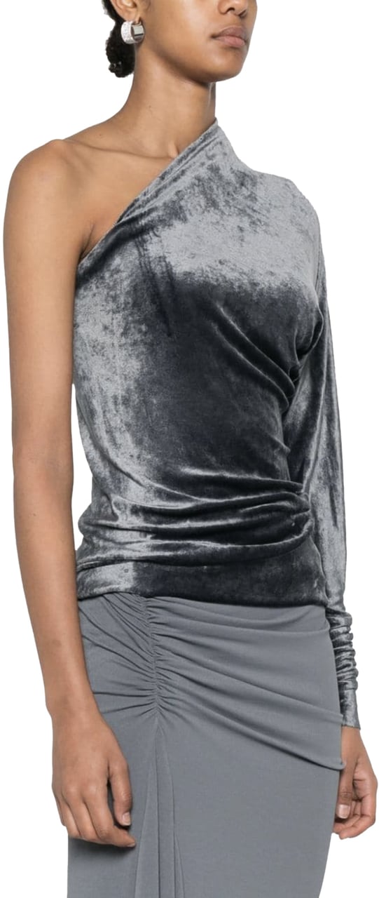 Rick Owens Diana Top Steel Blauw