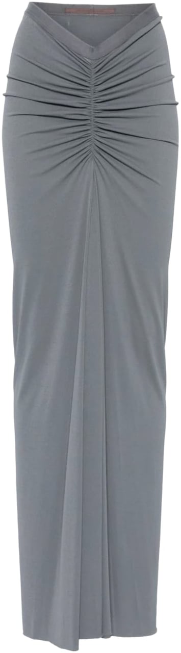 Rick Owens Poppy Skirt Steel Blauw