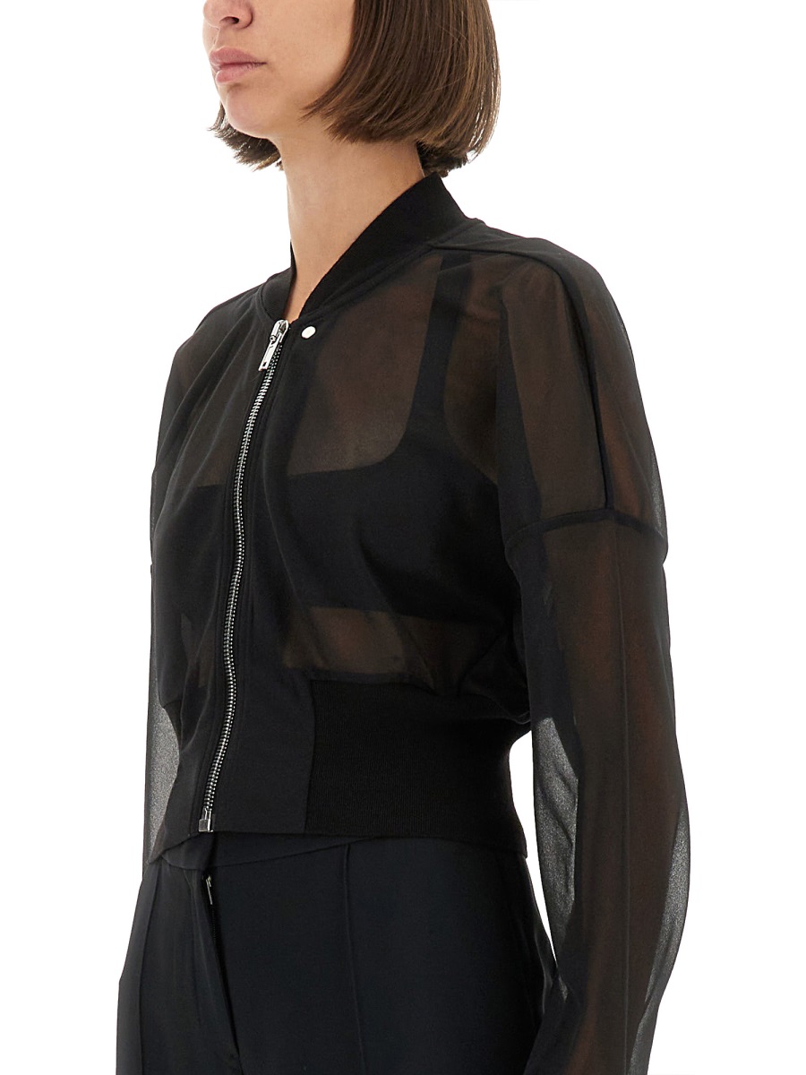 Rick Owens lilies "FLIGHT" JACKET Zwart