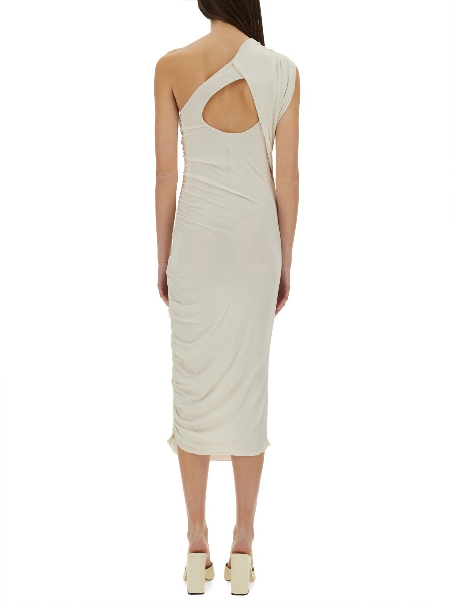 Rick Owens lilies LONG DRESS "AMIRA" Wit