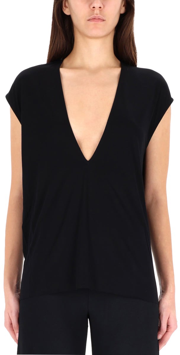 Rick Owens lilies T-SHIRT "DYLAN" Zwart