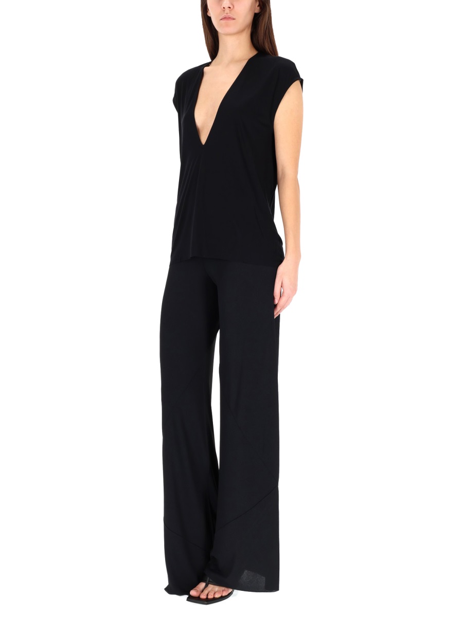 Rick Owens lilies T-SHIRT "DYLAN" Zwart