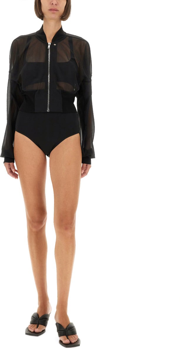 Rick Owens lilies HIGH WAISTED SHORTS Zwart