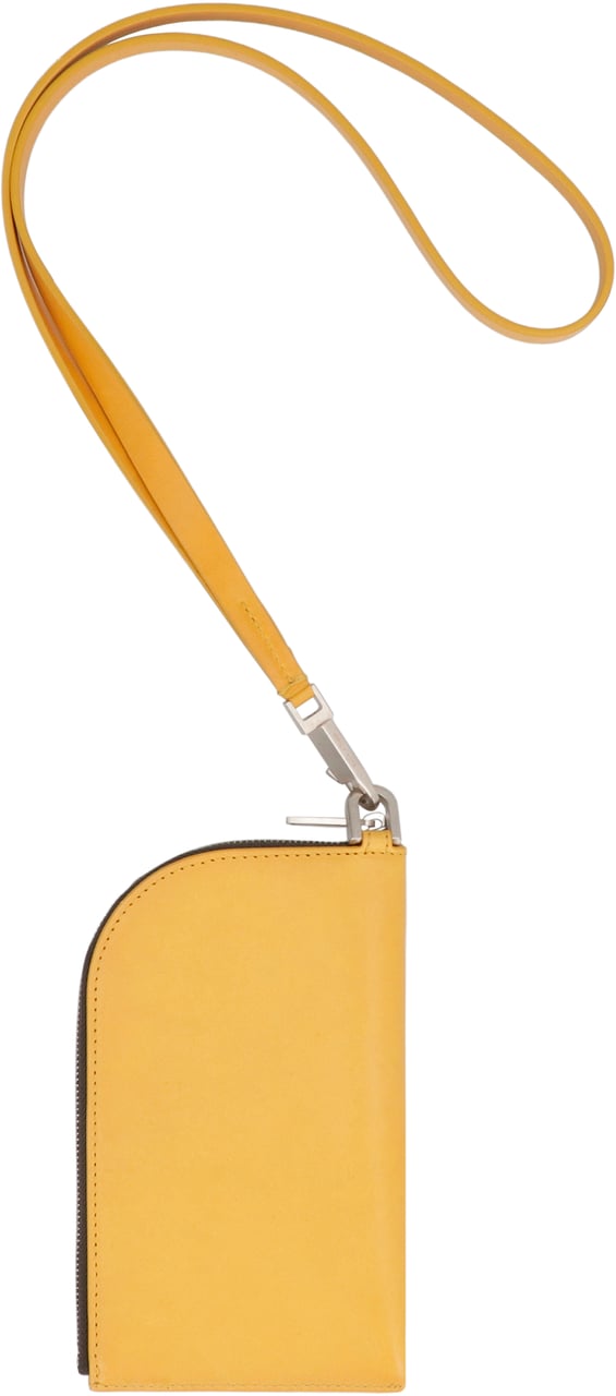Rick Owens Leather wallet Geel